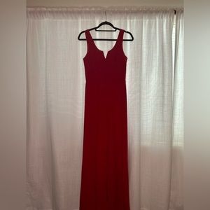 Red jumpsuit